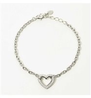 Bracciale Mabina Donna BUBBLE HEART in Argento Zircone 533545 - 533545